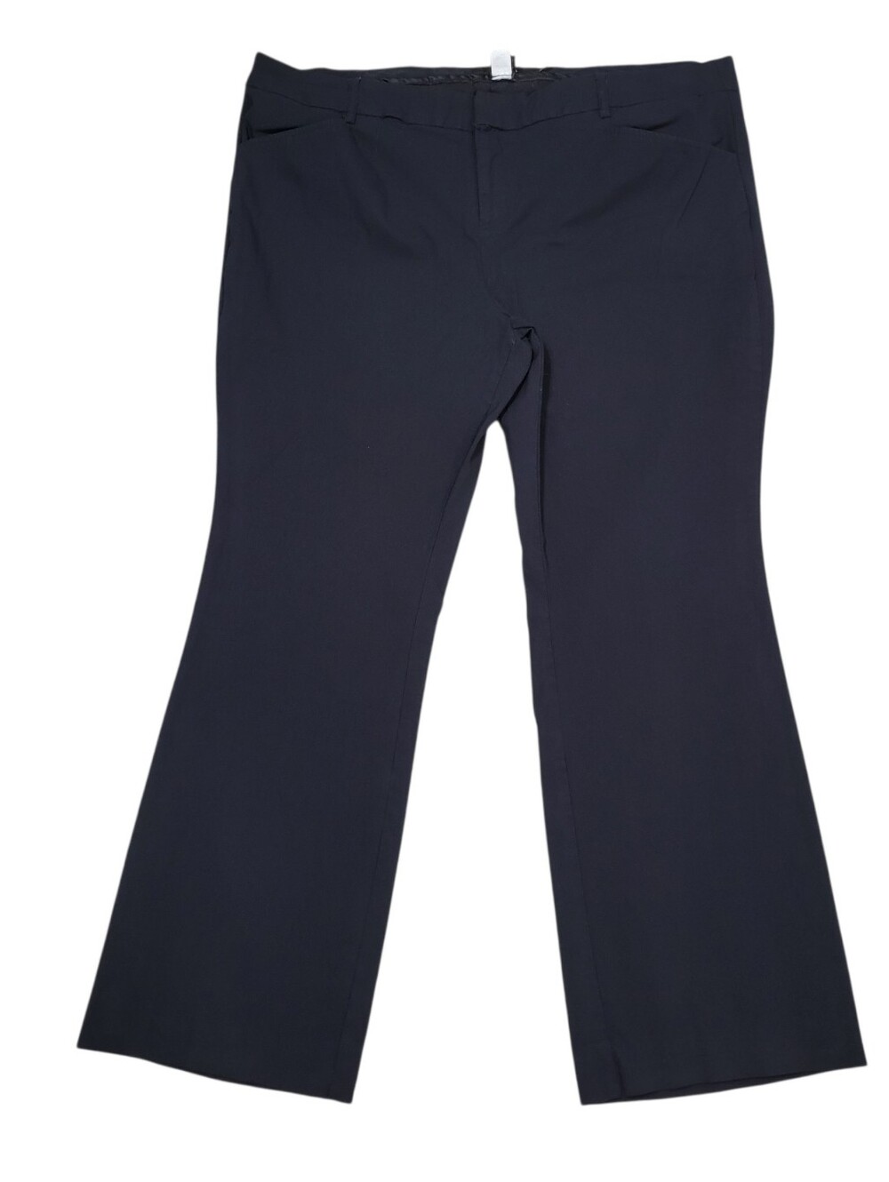 Torrid Black Flat Front Dress Pants Size 22R  Flawed Business Office Stretch